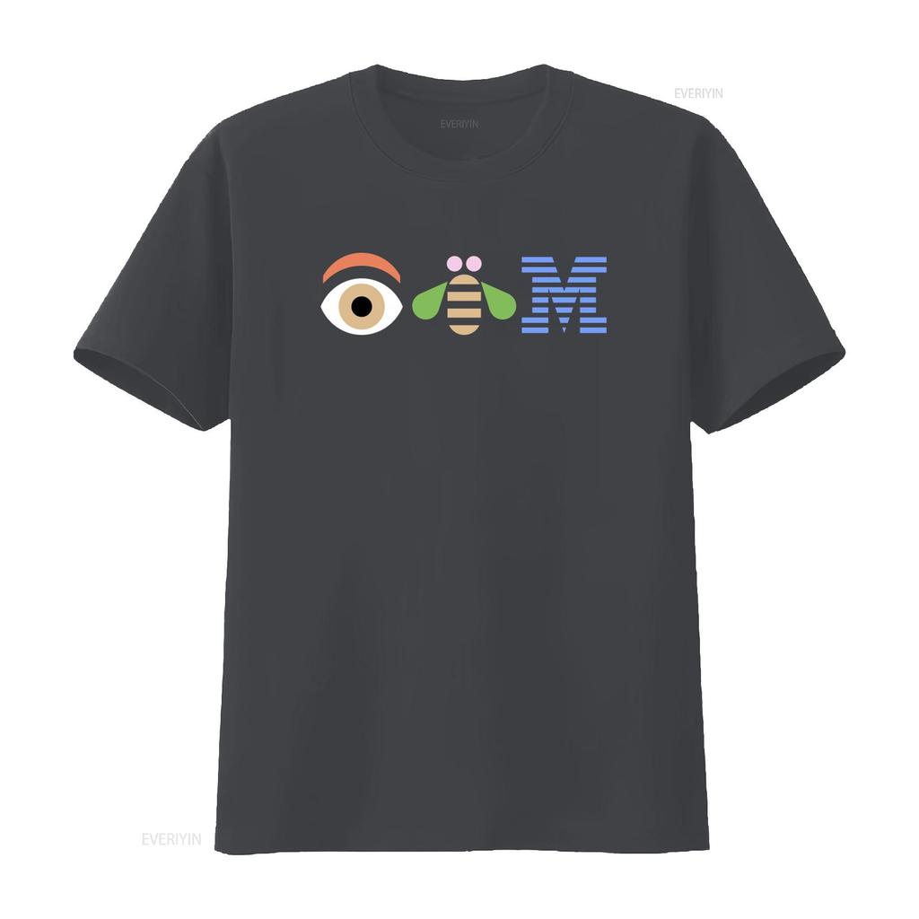 Camiseta IBM Computers Logo Ojo Abeja M Tecnología Talla Mediana Diseño Genial para Amantes de la Tecnología vintage Lavada gráfica Cómoda