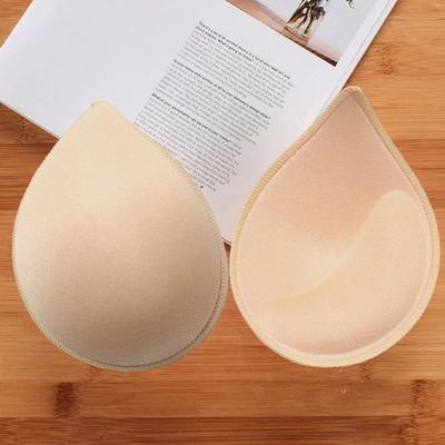 Women's Bra Pad Inserts Removable Tear Drop Shape Bra Cup Inserts Push Up Breast Enhancer for Swimsuits Yoga Sports Bras