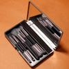 Eyebrow Pencil Travel Makeup Brush Set Double-ended Cosmetic Brush Kit Eyeshadow Brushes Set  Gift
