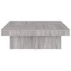 Coffee Table Gray Sonoma 90 x 90 x 28 cm Particleboard