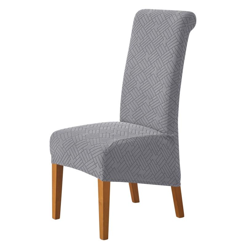 

1pc Nordic Style Chair Cover Non-Slip High Back Chair Cover Four Season Universal Dining Chair Protective Case for Wedding Party 1pc