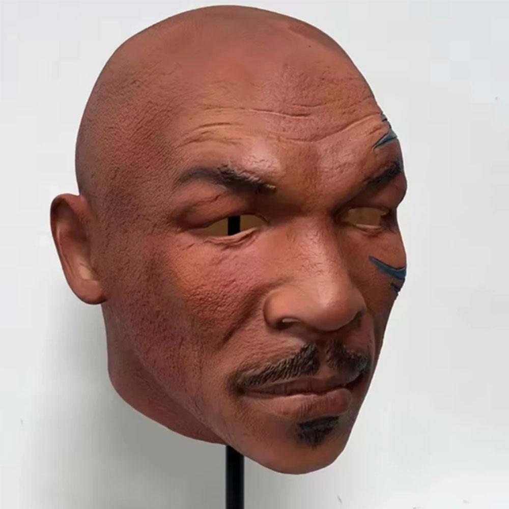 Mike Tyson Full Head Latex Mask For Cosplay Dress Up and Hallowen