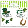 Glitter Face Art Stickers, Self-Adhesive Face Decor Decals for Halloween, Carnival, Festival and Party Makeup