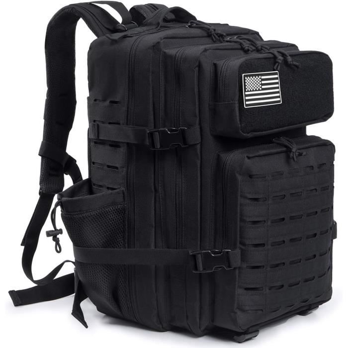 Sac à dos tactique militaire - qt&amp;qy - 35l/45l - résistant à l'eau - conception molle - confort optimal