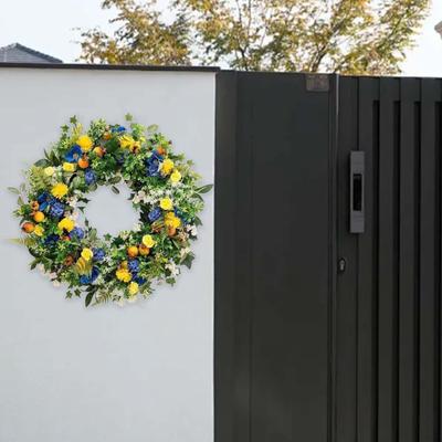 Künstlicher Kranz Hängedekoration für die Haustür, Blume für die Heimparty