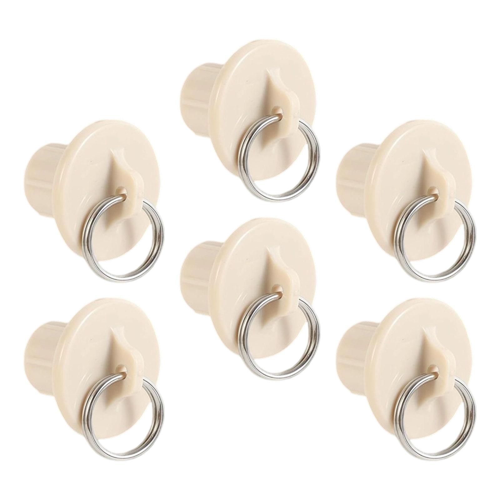 

6x Roller Shade End Caps Sturdy Weatherproof with Rings for DIY Enthusiasts Roller Shades Deck Sunshades System Roller up Blinds бежевий