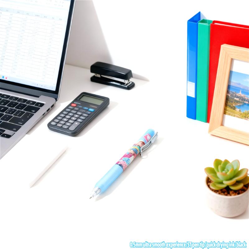 Kpop Witch Hunting Team Signature Pen 0.5mm Smooth Writing Multiple Member Theme Designs Essential for Fans To Collect