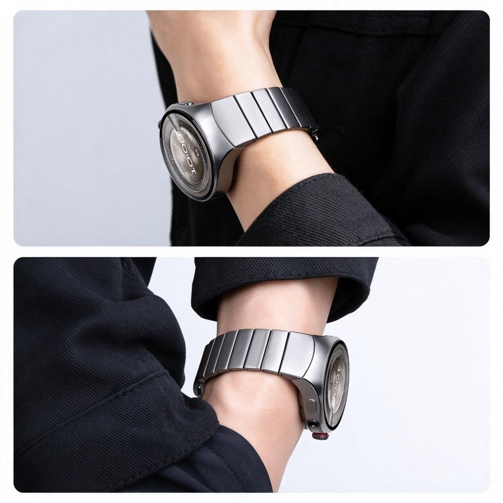 Cinturino di Lusso in Lega di Titanio Senza Spazi per Huawei Watch 4 Pro Braccialetto Metallico per Huawei Watch 4 Pro Cinturino Business Correa