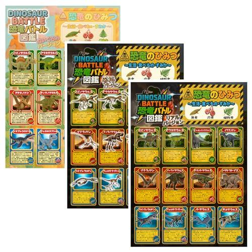 Dinosaur Encyclopedia A4 Desk Pad, Educational Toy for Dinosaur Lovers, Fossils, Boys, Kids, Elementary School Students, Stationery, Gift, Tyrannosaur