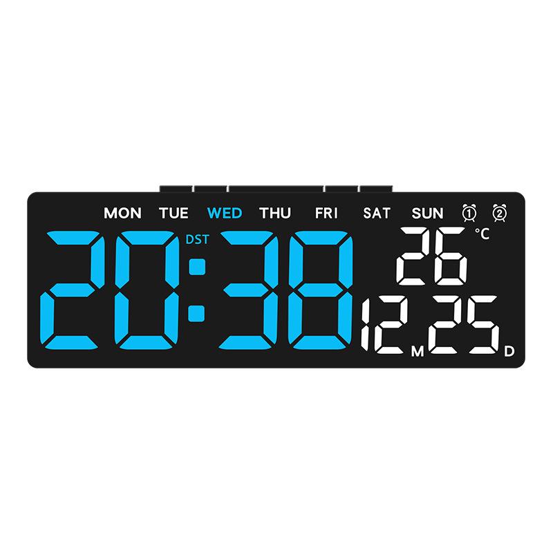 Multi-Function LED Digital Alarm Clock with USB Output