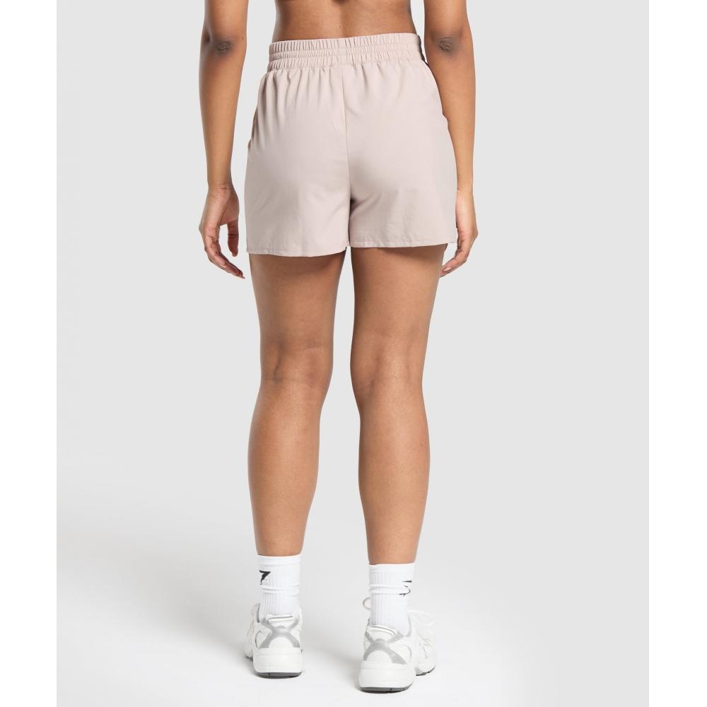 Gymshark Pintuck Shorts Stone Pink B8a6m Kbs4