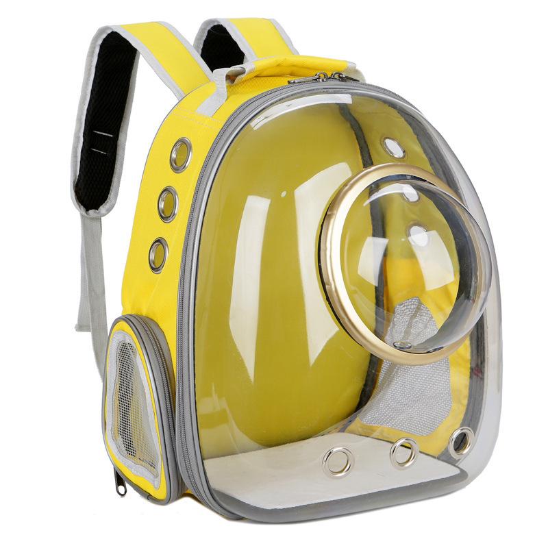 Space Capsule Backpack Pet Bag Breathable Transparent Dog and Cat Pet Backpack Portable Cat Bag