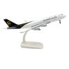 1/300 Scale New 20cm UPS Cargo B747 Toy Airplane Model Metal Diecast Airplane Model with Stand for Collections Display or Gift