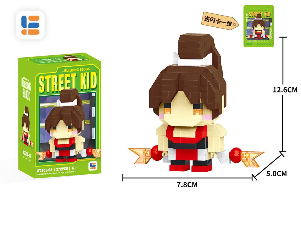 Anime The King Of Fighters Game Action Building Blocks Kyo Kusanagi Iori Yagami Toys Kof Building Blocks Gift For Children