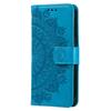 For Samsung Galaxy S25 FE Stand Case Imprinted Totem PU Leather Wallet Phone Cover with Wrist Strap
