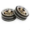 4 Pieces 1.3 Inch Wheel Hubs, Width 1.5 Cm, Metal Outer Diameter 3.7 Cm for -18 1: 18 RC Car, And to
