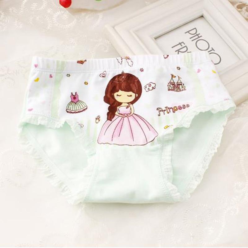 4pc Baby Cartoon Unterwäsche Mädchen Baumwolle Slips Unterhose Kinder Höschen Shorts