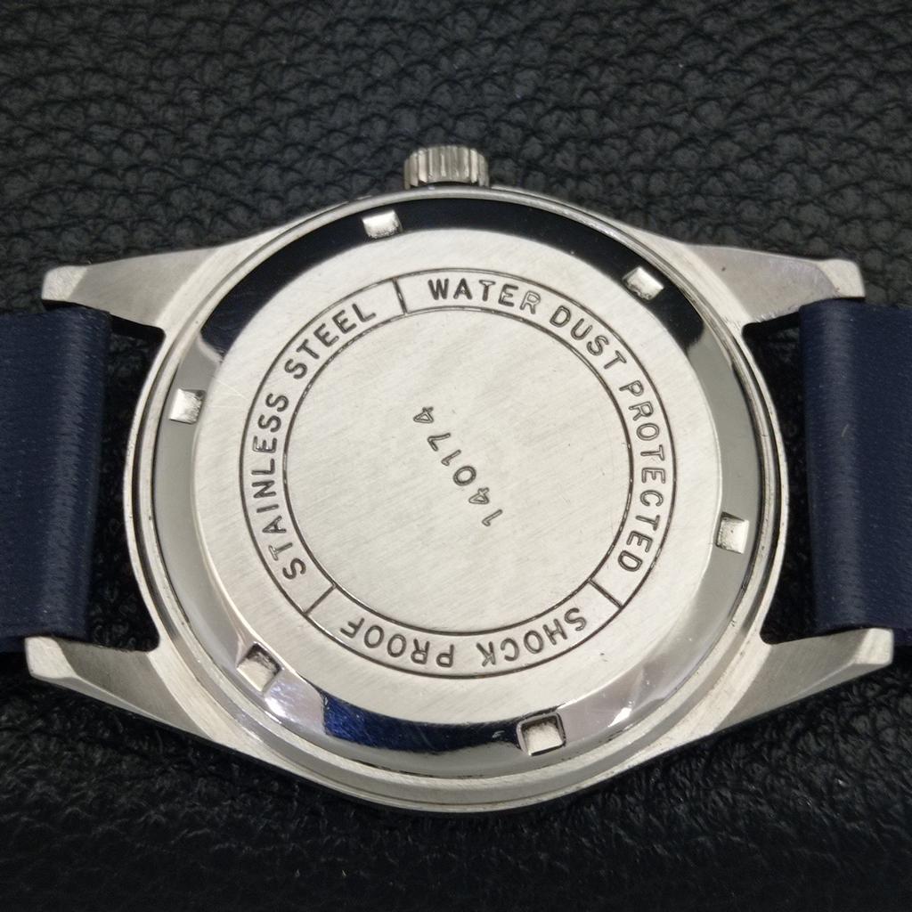 VINTAGE HMT JUBILEE MECHANICKÉ NÁRAMKOVÉ HODINKY INDICKÉ PÁNSKÉ MODRÝ CIFERNÍK a700123-5 R201-a700123