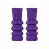 1 Pair Keep Warm Ribbed Leg Warmers Windproof Boot Cuffs Cute Knitted Foot Cover  Kids Girls