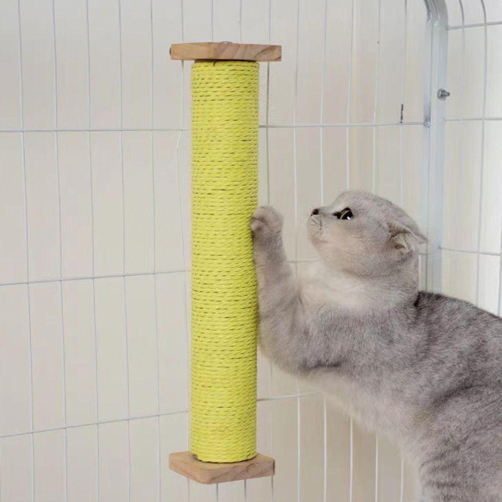 Non-Debris Cat Scratcher Pole Wear-resistant Cat Claw Grinding Toys  Cat Self-entertainment