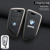 BMW Key Case: Metal Leather for 5 Series 530/525, X3, X5, 7 Series 740, High-End X7.
