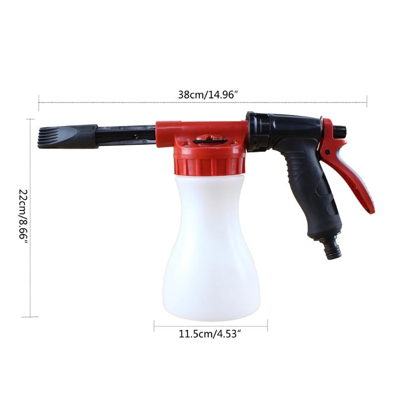 1L Pistolet Pianotwórczy Dysza Spryskiwacz do Mycia Samochodów Ogrodu Podwórka Praktyczne Pistolety Natryskujące Pianę