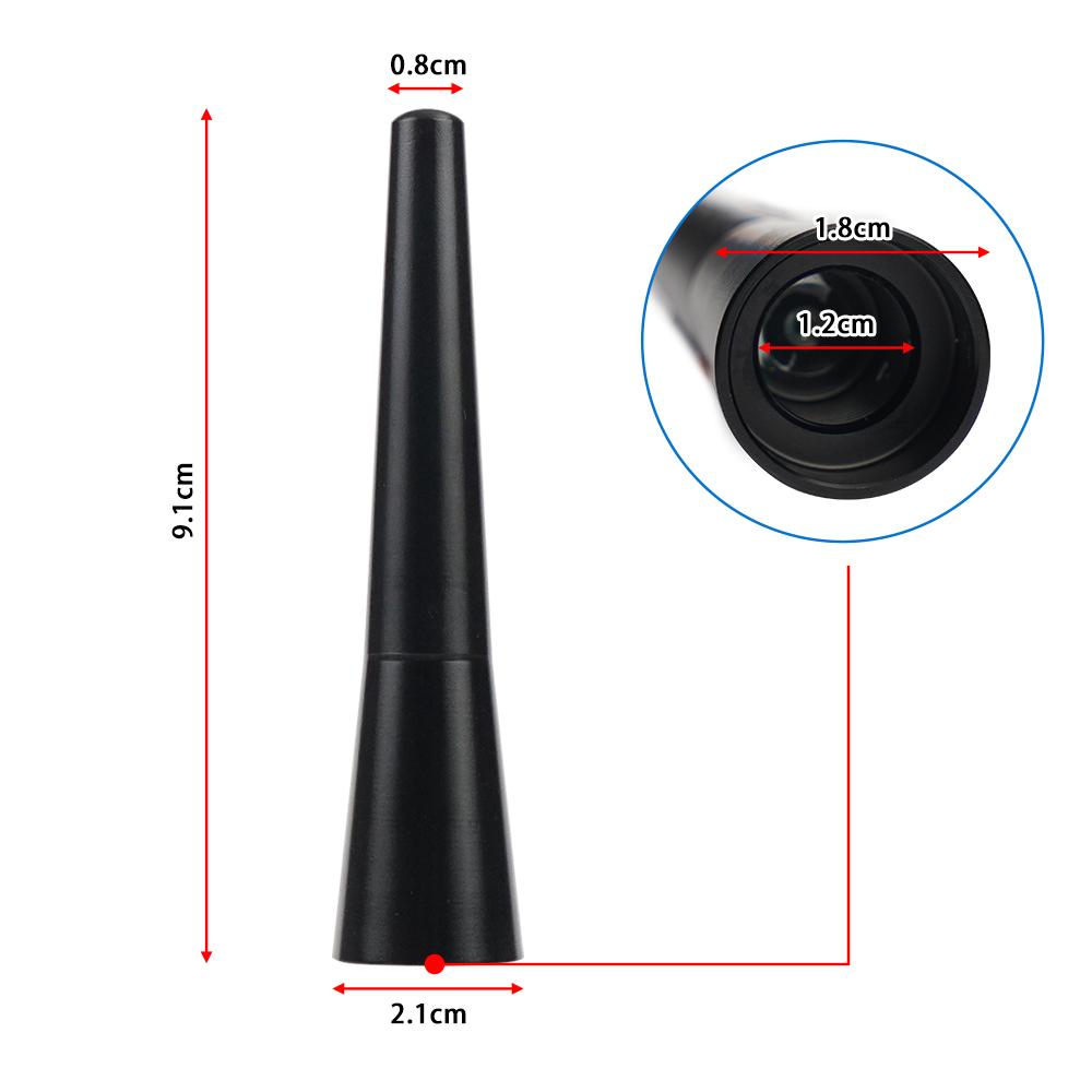 Car Antenna For Mercedes R171 SLK SL 200 230 280 300 320 350 500 Black Short Mast Antenna AS Decoration