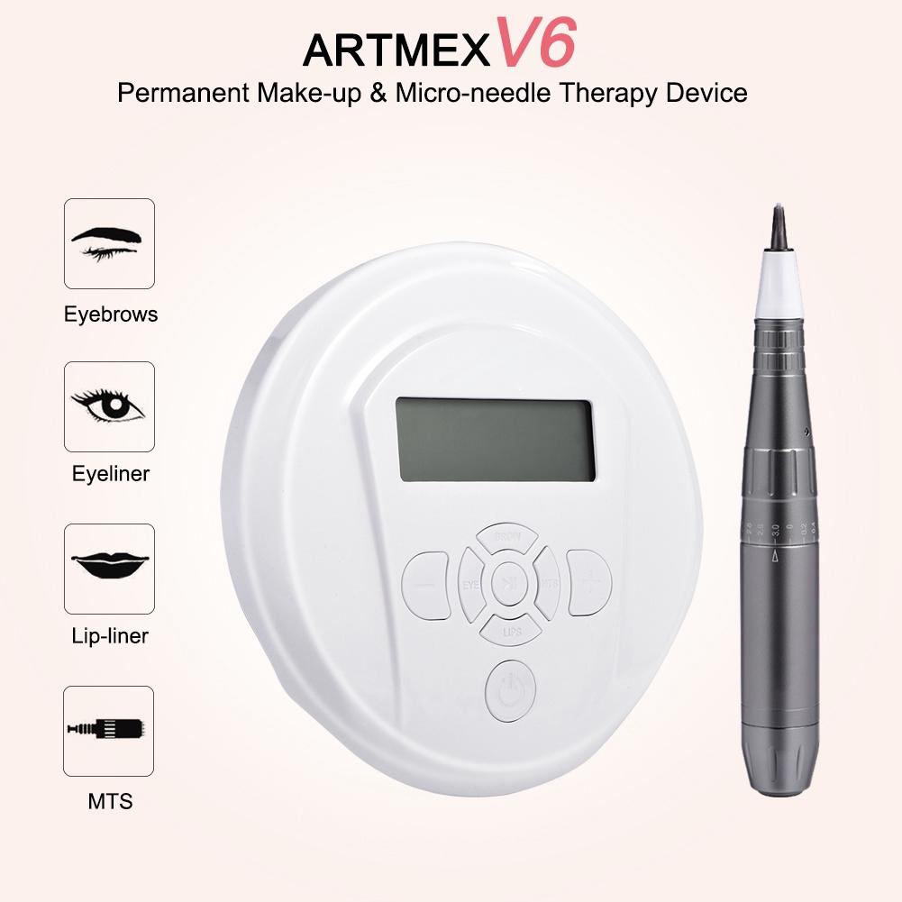 

Artmex V6 Прямая продажа игл для татуажа Цифровая машина для перманентного макияжа бровей Профессиональная EU Plug