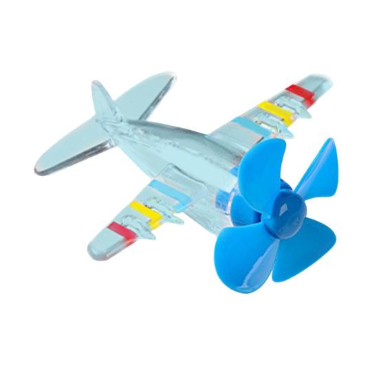 Opptrekkbart Lekefly med LED-lys Enkelt oppsett Vinddrevet Bilpynt Elektrisk Bil Styreanheng Gave til Luftfartsentusiaster