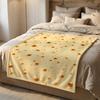 VintageSpeckleTexture Throw Short Plush Throw Blanket Soft Skin-Friendly Multi-Scene Home Office