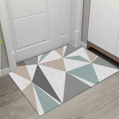 Nordic Wind Crystal Velvet Floor Mat Absorbent Non-slip Mat for Bathroom Door Household Dirty and Washable Door Mat