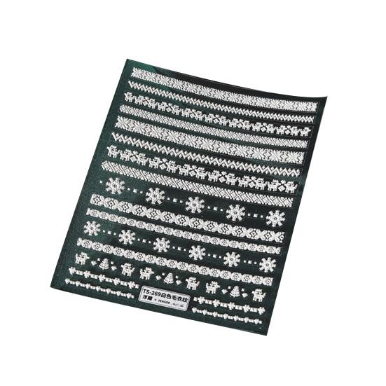 Universal Embossed Nail Nails Ornaments Decals Persistent Portable Engraved Pattern