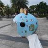 Kids Winter Electric Scooter Half Helmet