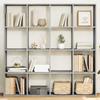 VidaXL Bookcase Sonoma Grey 137.5x29x137.5 Cm Engineered Wood, Bookcase, Bookshelf, Shelf, Cabinet 3310294
