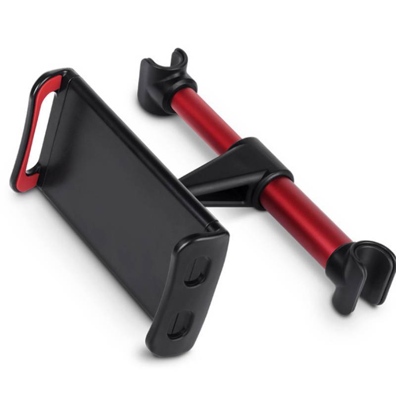 

Car Headrest Mobile Holder Alloy Universal Backseat Tablet Mount For Travel And Entertainment червоний