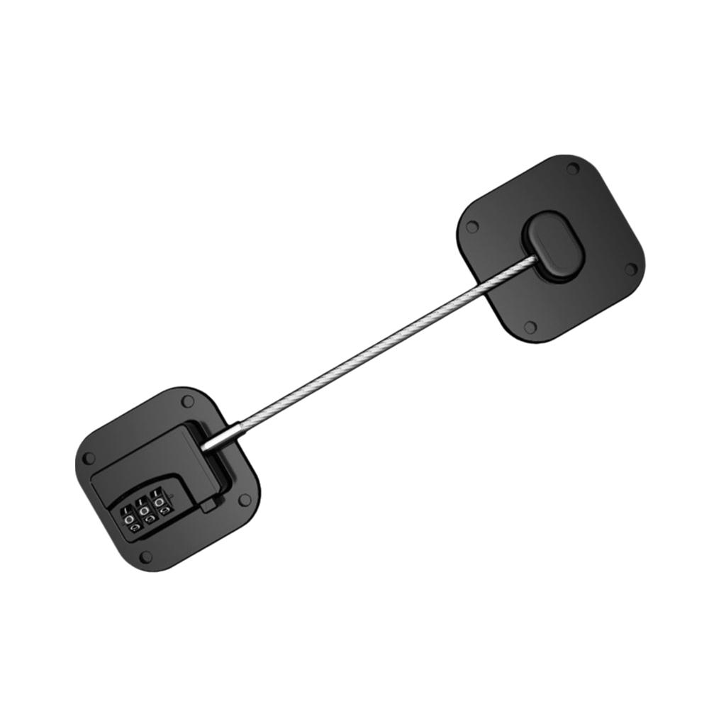 

Double Lock Drawer Lock Non Perforated Cabinet Lock Safety Buckle Refrigerator Lock Child Safety