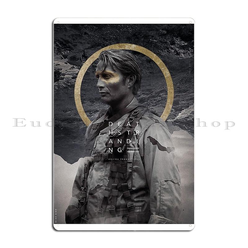 Death Stranding Poster Metal Sign Cinema Printed Decoration Cinema Classic Tin Sign Poster