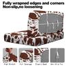 RV Camper Elastic Sofa Cover with Anti-Slip & Anti-Shedding Tie Rope