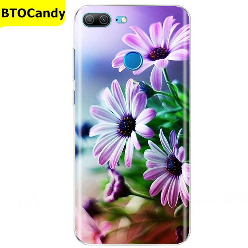 Etui For Honor 9 Lite Etui Kwiat Miękki Silikon Couqe Etui na Telefon Huawei Honor 9 Lite Etui Na Tył Honor9 9lite Coque Funda