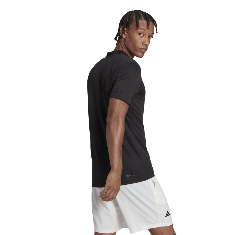 Adidas Freelift MMC24 Tennis Polo Black Size S Men's Shirt, (HS3316),
