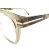 Great TOM FORD Glasses Tortoiseshell Pattern Wellington Clearbrown mens TF5890-B Used