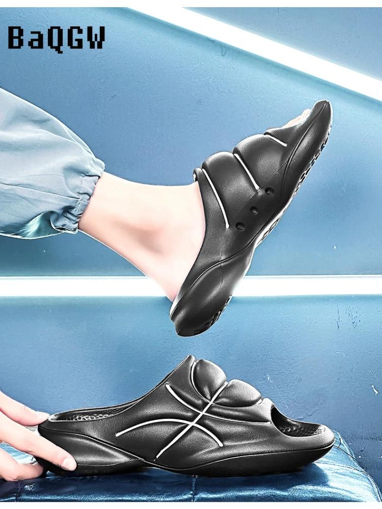 Summer Men Designer Slippers Indoor Outdoor Sandals Beach Casual Shoes Soft Sole Men Flip-flops Men's Sandals Big Size 40-47