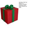 Christmas Tree Shape Trailer Cap Decorative Hitch Ball Cover Anti-rust Protector for Towing Trailers Red Christmas Box Car Exterior Accessory