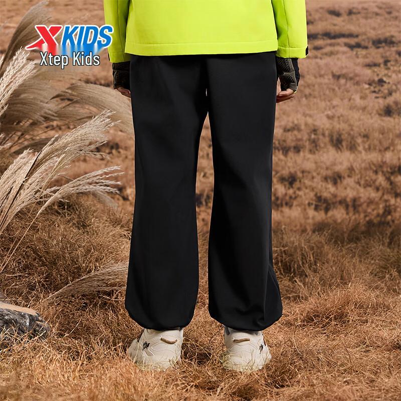 Xtep Kids' Outdoor Reflective Fleece Pants