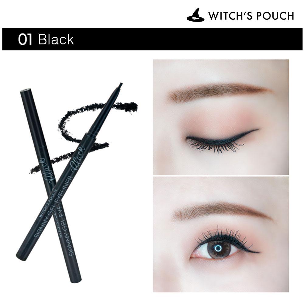 Witch s Pouch Ultra Slim 1.5mm Skinny Gel Подводка для глаз Цветная подводка для глаз Водонепроницаемый Стойкий 5ml