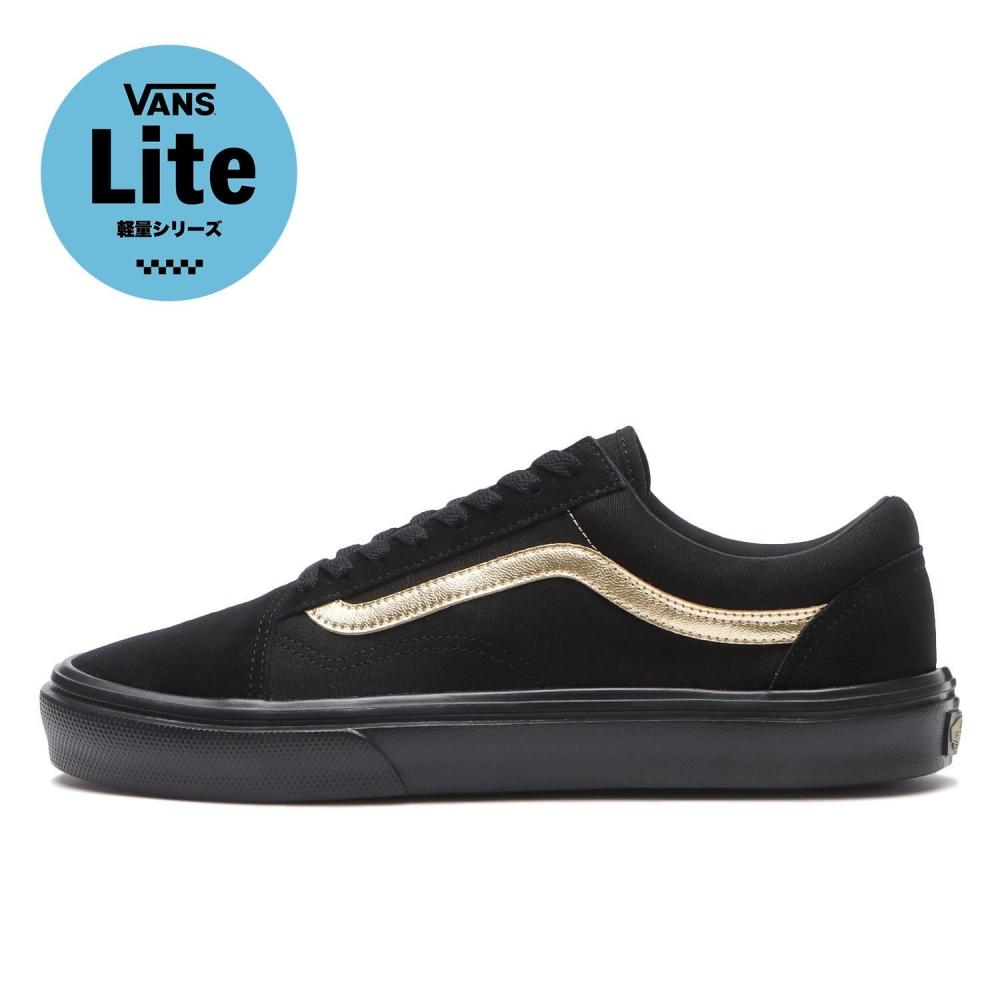 

Vans Old Skool Lite Black Blk gOld V36 Lite