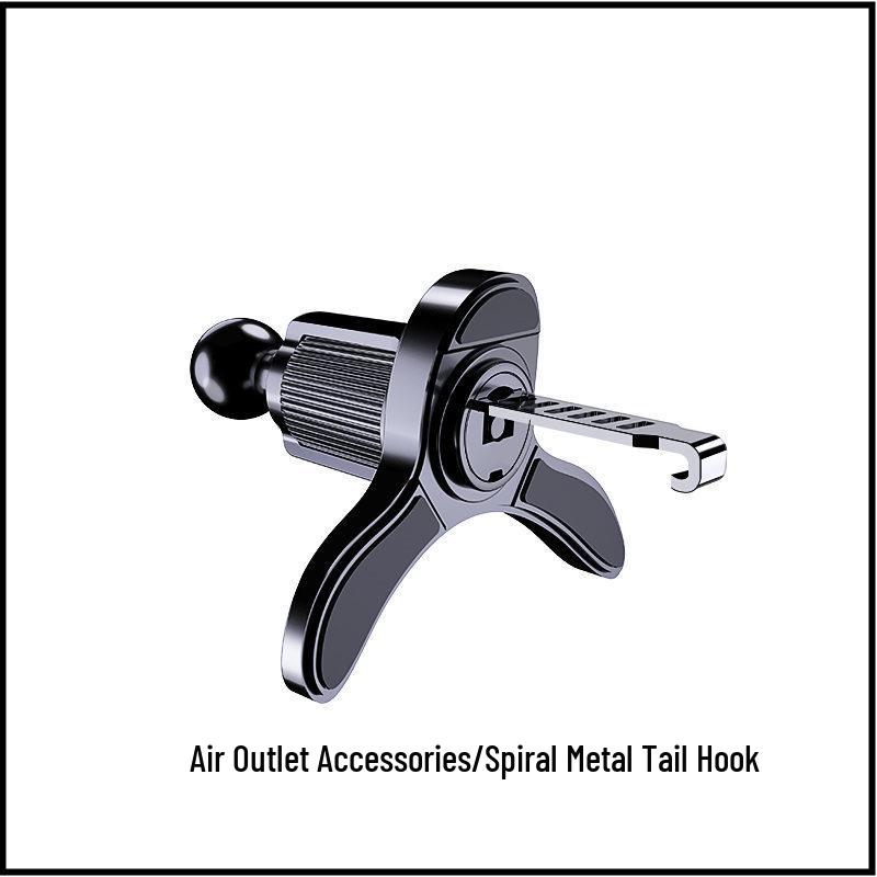 

2025 Spiral Hook Car Vent Phone Holder: Multifunctional Navigation Mount