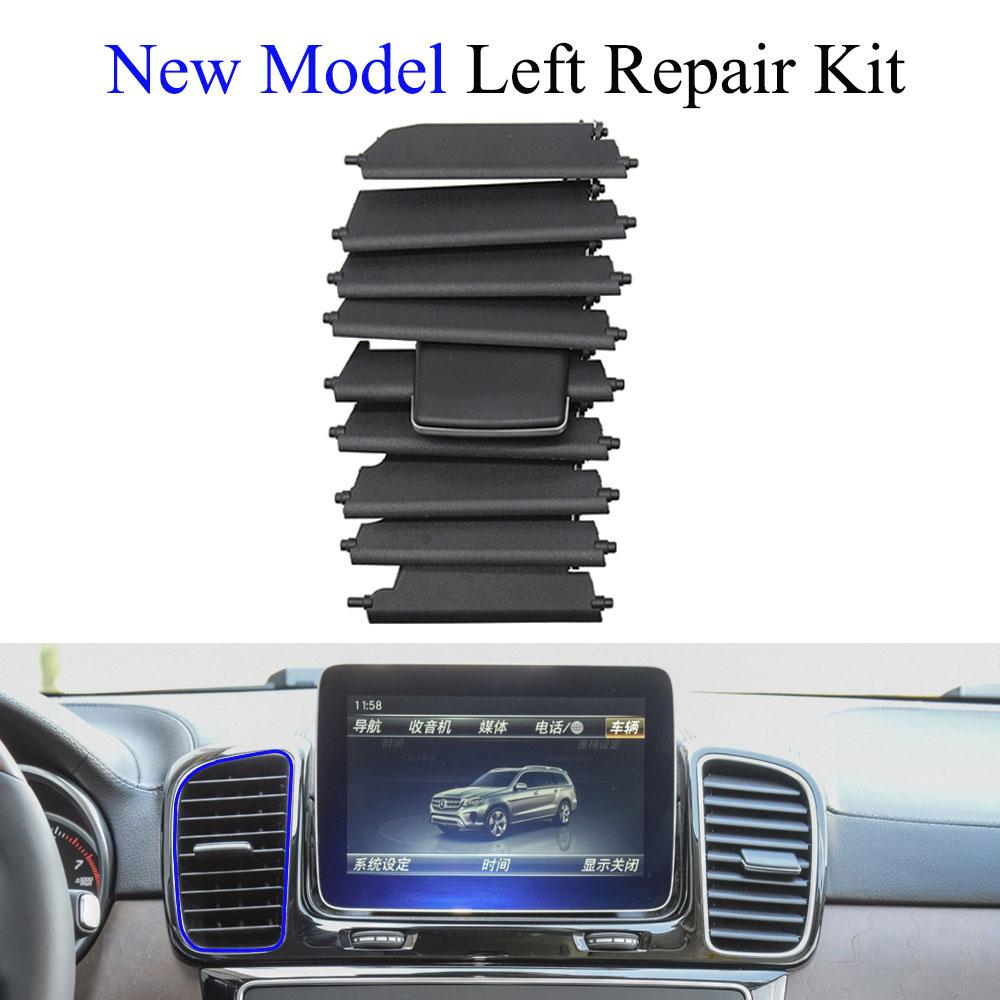 W166 W292 Kit de reparare a clemei de glisare a grilei de ieșire a aerului condiționat pentru tabloul de bord al mașinii pentru Mercedes Benz ML350 GL450 GLE