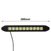 2Pcs Car COB Daytime Running Lights Universal Auto White Lamps Waterproof Fog Lamp Flexible DLR Auxiliary Headlight Accessories