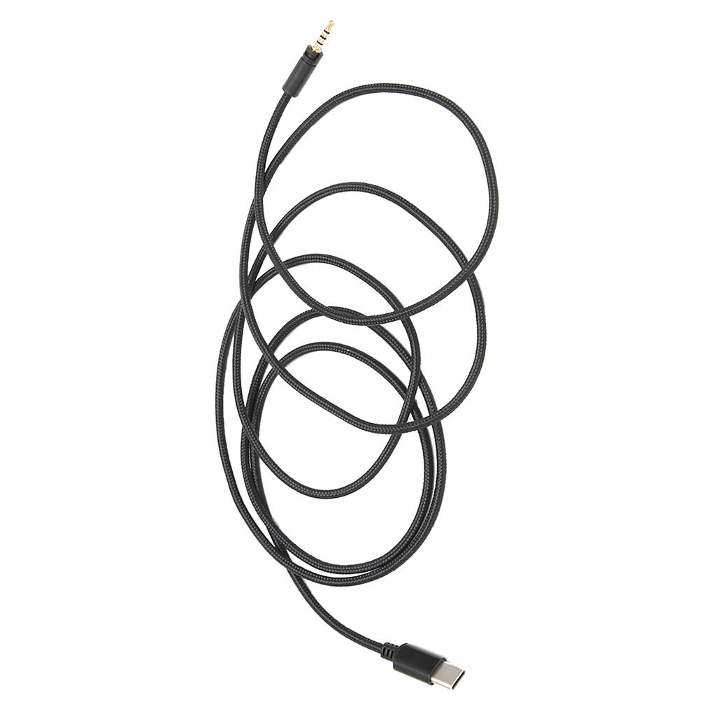 TypC Kopfhörer Audiokabel Verschleißfest Abschirmung Interferenz Kopfhörer Audiokabel